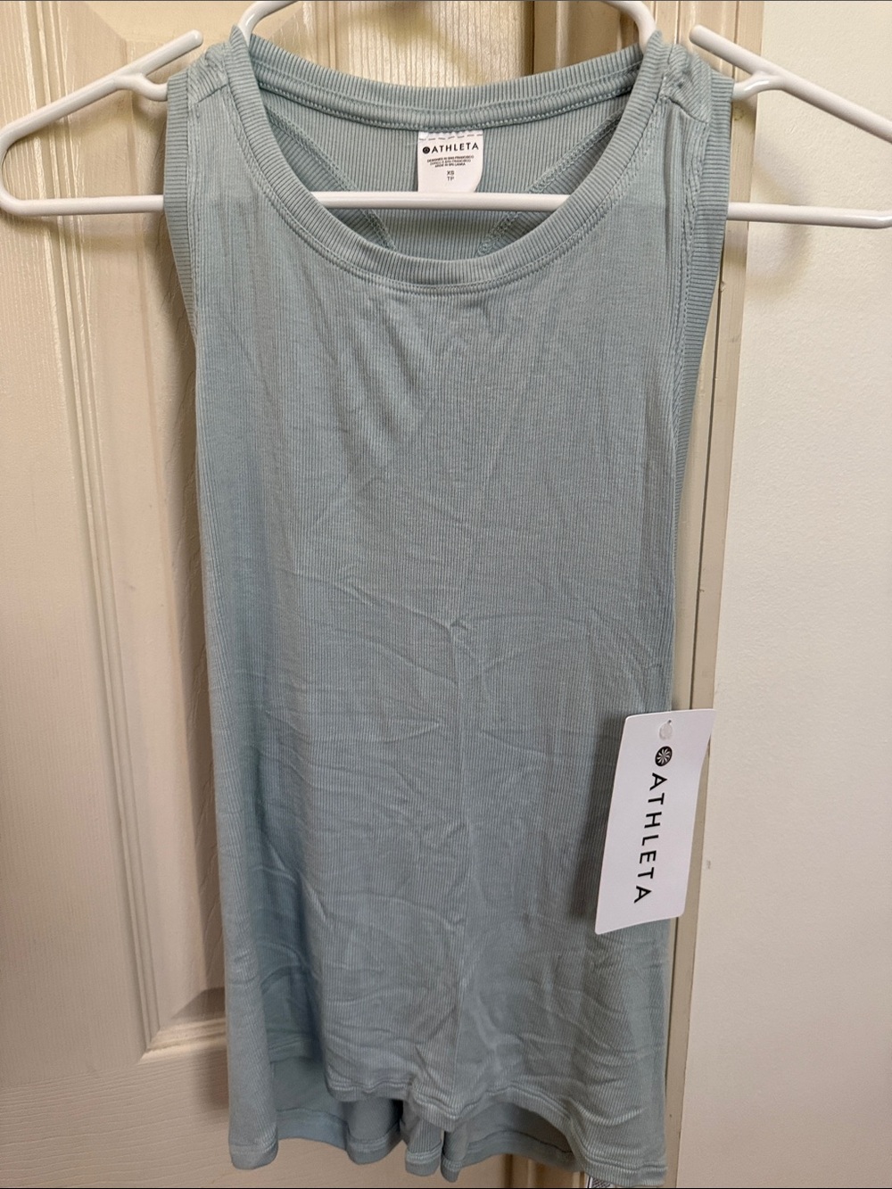 Athleta Seafoam Ribbed Tank Top